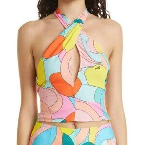 Staud Kai Cutout Halter Top